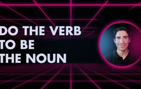 Do the verb to be the noun